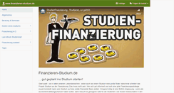 Desktop Screenshot of finanzieren-studium.de