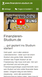 Mobile Screenshot of finanzieren-studium.de